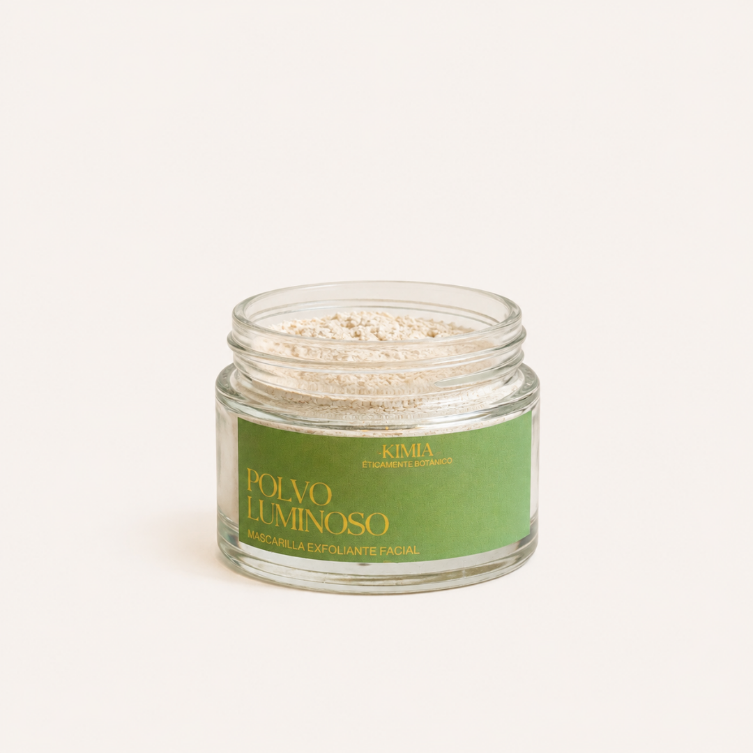 Mascarilla exfoliante · Polvo Luminoso